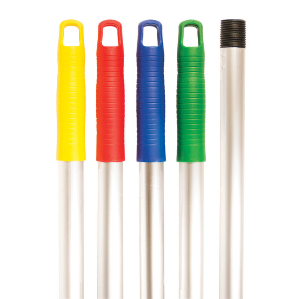 COLOUR CODED MOPS, Handles for 'Optima Hygiene and Super Absorbent' Mops, 1400mm, Yellow, Each