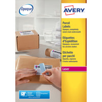 AVERY BLOCKOUT LASER SHIPPING LABELS, L7168-100, Pack of 100