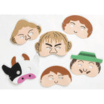 TRADITIONAL STORY MASK SET, , Jack and the Beanstalk, Set of 6