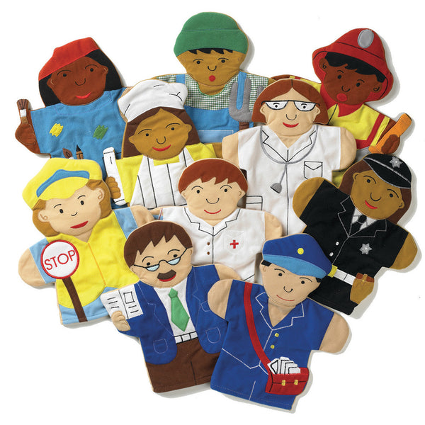 GLOVE PUPPETS, Careers, Set of 10