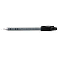 Ballpoint Pens, Paper Mate Flexgrip Ultra, Capped, Black, Pack of 12