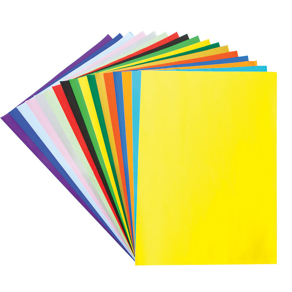 POSTER PAPER SHEETS, Brights & Metallics, 760 x 510mm, Azure Blue, Pack of 25