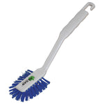 SINK BRUSHES, Stiff Polyester, 305mm (12in) , Blue, Each
