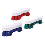 SCRUBBING BRUSHES, Double Wing Polyester, 200mm (8in), Green, Each