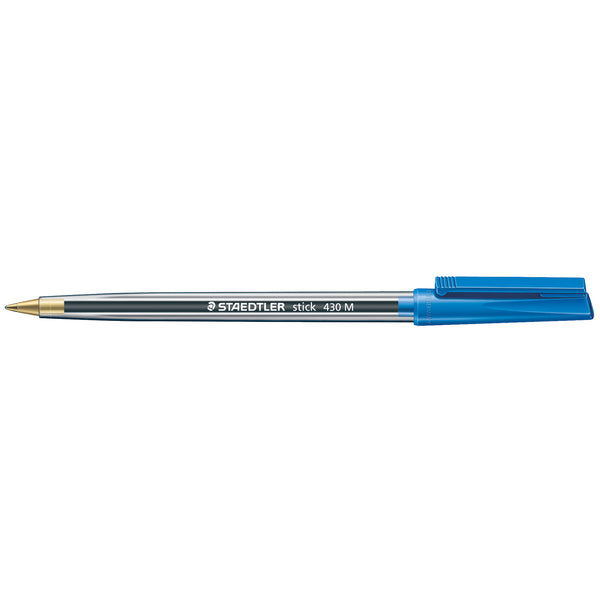 Ballpoint Pens, STAEDTLER Stick, Blue, Pack of 50