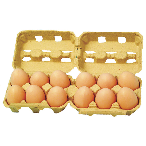 PLAY FOOD, PLASTIC, EGGS, Age 3+, Pack of, 12