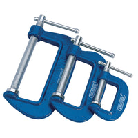 G CLAMPS, Light Duty, 75mm capacity, Set of 3