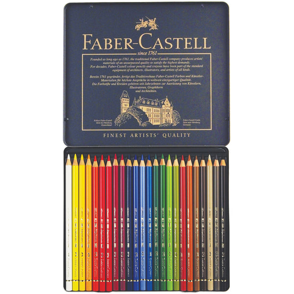 COLOURED PENCILS, Faber-Castell Polychromos, Pack of 36