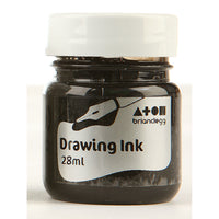 DRAWING INKS, Brian Clegg Small Bottle, Indian Black, 28ml