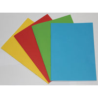 PROJECT BOOKS, 90gsm Cartridge Paper, Card Cover, A4+ (315 x 230mm), 40 pages, Yellow, Plain, Pack of 50