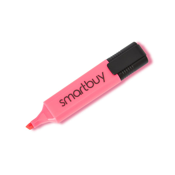 SMARTBUY HIGHLIGHTERS, Single Colours, Pink, Pack of 10