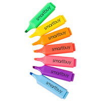 ESPO SmartBuy, HIGHLIGHTERS, Marker Style, Assorted, Pack of, 6