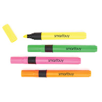 HIGHLIGHTERS, ESPO SmartBuy, Pen Style, Assorted, Pack of, 4