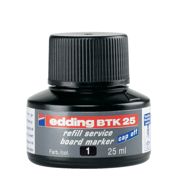 Edding® BTK25 Refill Ink, Black, Each