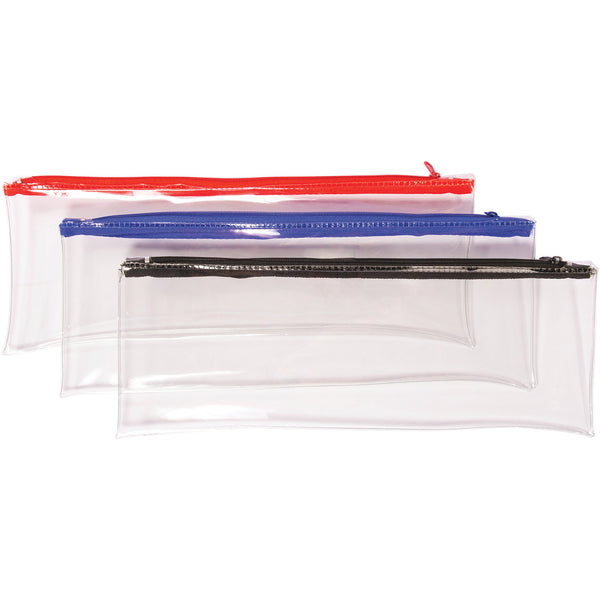 Translucent, PENCIL CASES, 130 x 330mm, Pack of, 12