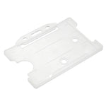 IDENTITY/ACCESS CARD HOLDERS, Single Sided, Clear, Box of 50