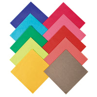 TISSUE PAPER, Squares Assorted , 125 x 125mm, Pack of, 480 sheets