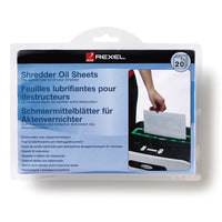 SHREDDER ACCESSORIES, Shredder Oil Sheets, Pack of 12 sheets