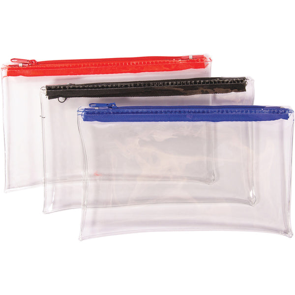 Translucent, PENCIL CASES, 125 x 200mm, Pack of, 12