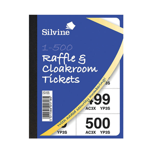 BOOKS, RAFFLE & CLOAKROOM TICKETS, Pack of, 12