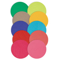 TISSUE PAPER, Circles Assorted , 100mm diameter, Pack of, 480 sheets