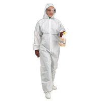 DISPOSABLE COVERALLS, Type 5 & 6, Small, Each