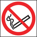 NO SMOKING SIGNS, No Smoking Symbol, Self-Adhesive, Each