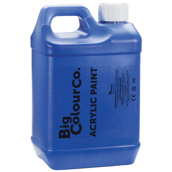 PAINT, ACRYLIC, Brian Clegg CleanART™, Large Bottles, Blue, 2 litres