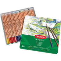 STUDENT WATERCOLOUR PENCILS, Derwent Academy, Pack of 24