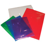 POLYPROPYLENE WALLETS FOOLSCAP, POLYPROPYLENE, Assorted Colours, A5 & A3, A3, Pack of, 5