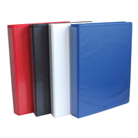 PRESENTATION RING BINDERS FOR PERSONALISATION, A4, 2 Ring, 25mm Capacity, Black, Box of 10