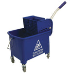 MOP BUCKETS, Combo Bucket with Wringer, 20 litre, Yellow, Each