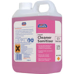 CATERING, C1 Liquid Cleaner Sanitiser, Case of 2 x 5 litres