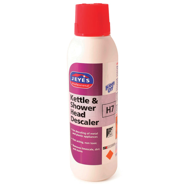 GENERAL CLEANERS, H7 Kettle & Shower Head Descaler, Case of 6 x 500ml