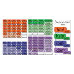 HIGH FREQUENCY WORD CARDS, PHASE 2, 3, 4 and 6, Pupil Size, Pack of 5 sets