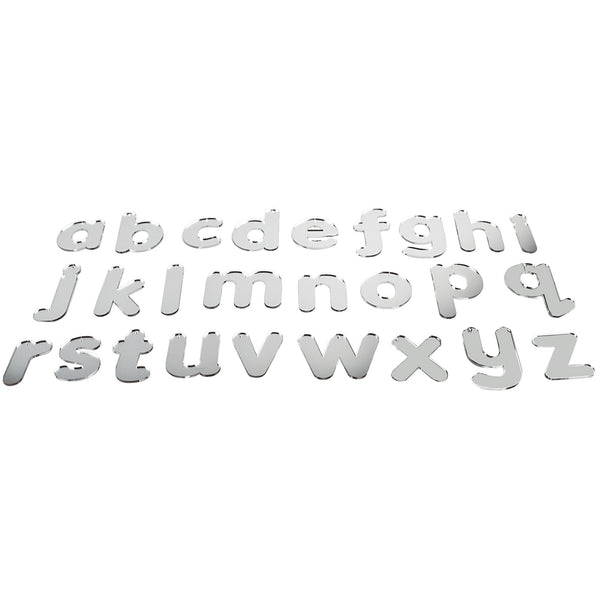 MIRROR LOWER CASE ALPHABET LETTERS, Pack of 26