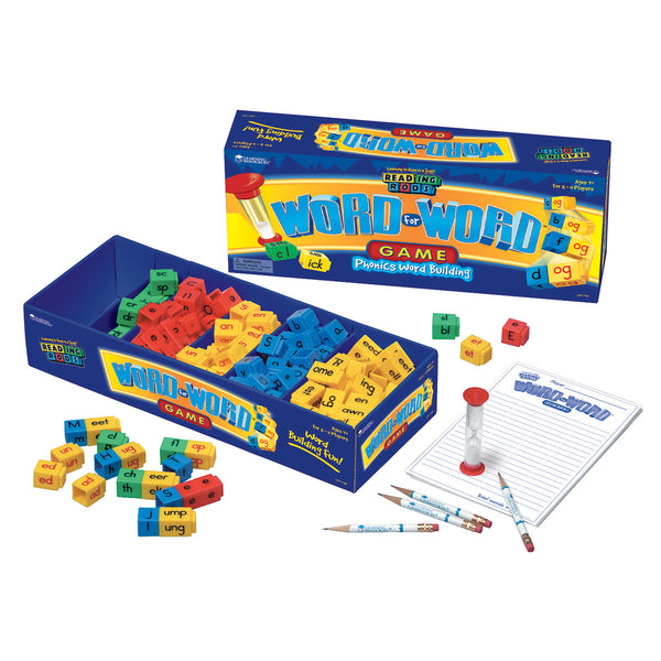 READING RODS, Word for Word Game, Set