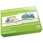 PICTURE SENTENCE MATCHING PUZZLES , Phase Four, Set