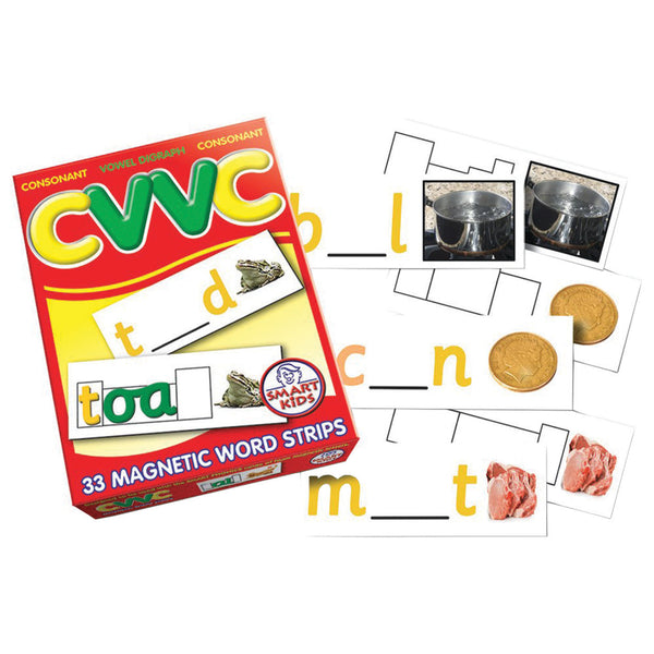 MAGNET WORD STRIPS, CVVC Double Vowels, Set