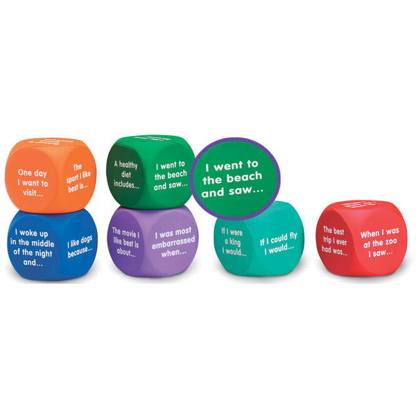 STORY WRITING PROMPTS, Writing Prompt Cubes, Set of 6