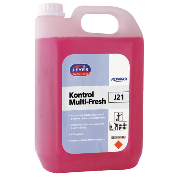 GENERAL CLEANERS, J21 Kontrol Multi-Fresh , Case of 2 x 5 litres
