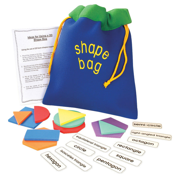 SHAPE SETS, 2D Shape Bag, Age 3+, Set