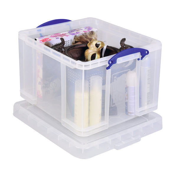 Really Useful Box Plastic 4-Drawer Storage Tower, 7 DT1-6053