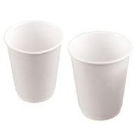 HOT DRINKS CUPS, Double Walled, 12oz (341ml), Sleeve of 25