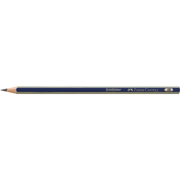 SKETCHING PENCILS, , Faber-Castell Goldfaber 1221, Grade 4B, Pack of, 12