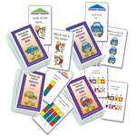 SMART CHUTE, Memory Skills Chute Cards, Pack of 4 sets