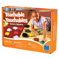 TEACHABLE TOUCHABLES TEXTURED SQUARES, Set of 20