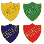 PREFECT BADGES, Red, Pack of, 10