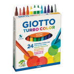 FINE FIBRE TIPPED PEN, GIOTTO Turbo Colour, Assorted, Pack of, 24
