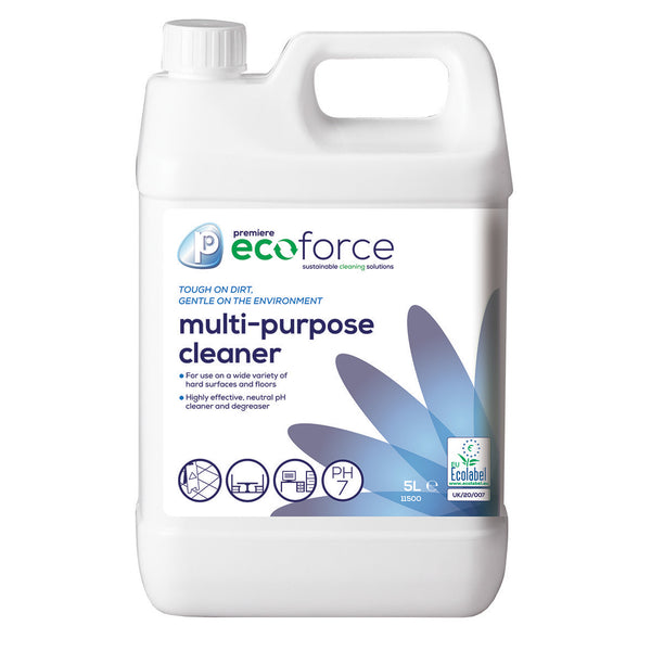 ECOFORCE RANGE, Multi-Purpose Cleaner, Case of 2 x 5 litres